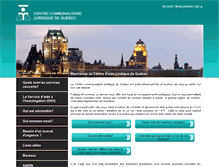 Tablet Screenshot of aidejuridiquequebec.qc.ca